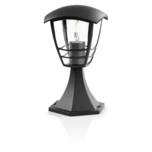 Tuinlantaarn Philips Creek zwart 1x60W 230V